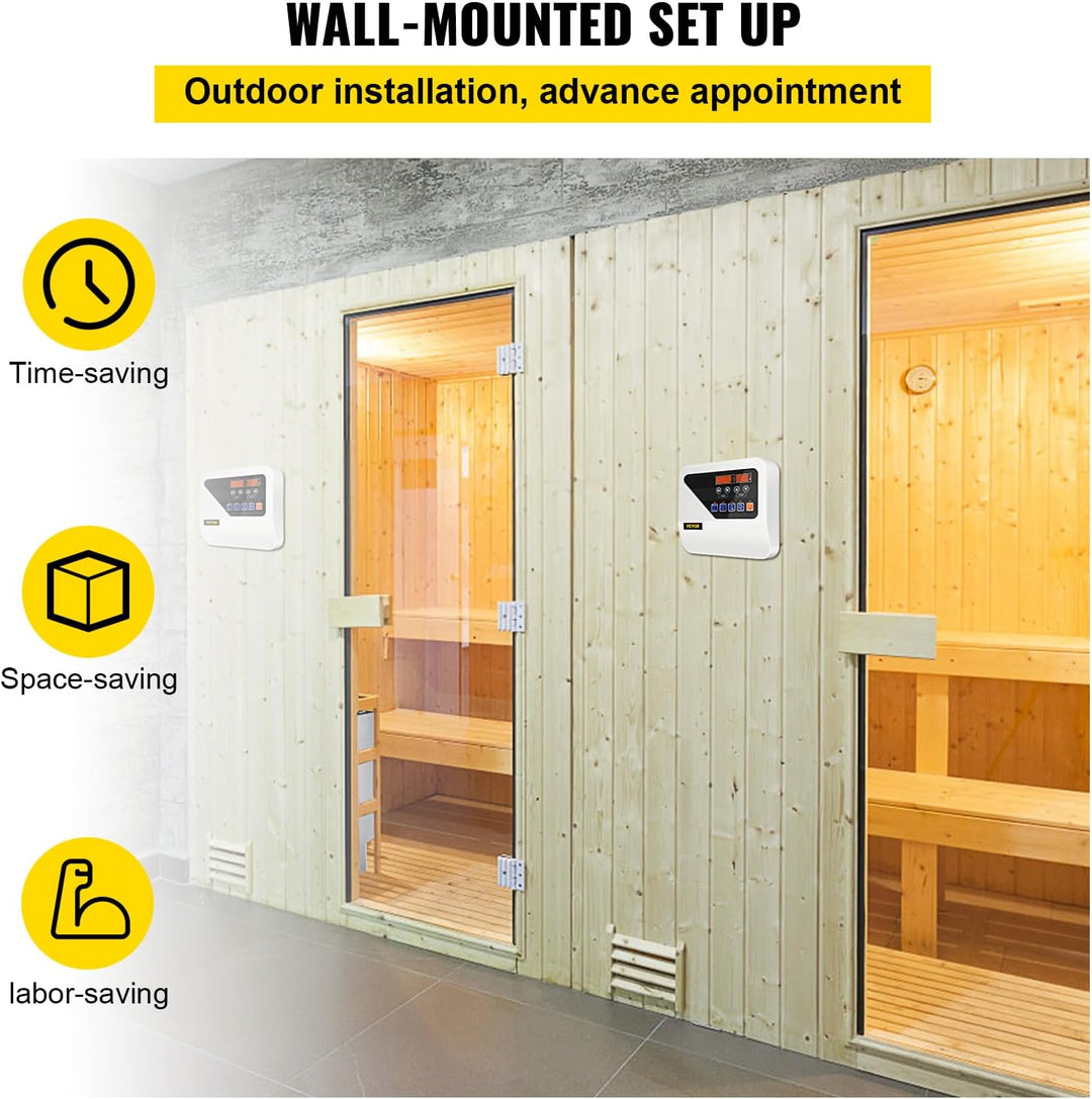 Digitaler Sauna-Steuerung für Saunaofen von 3 bis 9 kW Anzeige digitaler Controller externer Freizei
