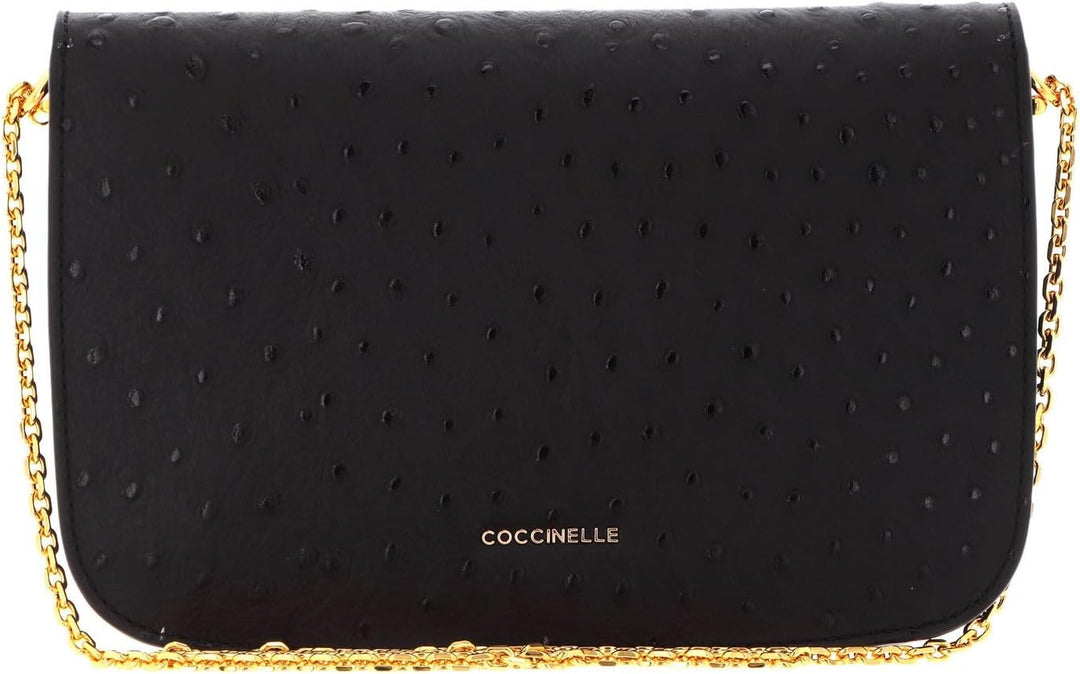 Coccinelle Beat Umhängetasche Leder 24 cm Noir Einheitsgrösse, Noir Einheitsgrösse