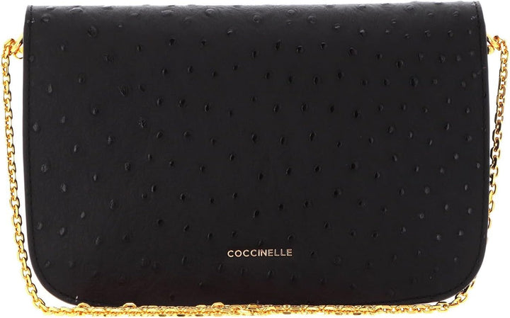 Coccinelle Beat Umhängetasche Leder 24 cm Noir Einheitsgrösse, Noir Einheitsgrösse
