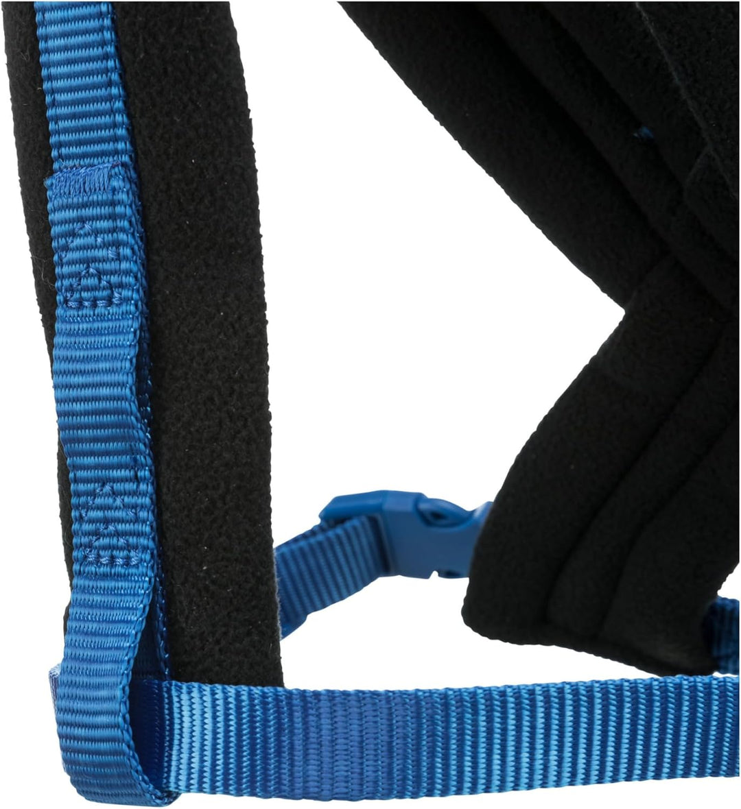 TRIXIE Premium Touren-Geschirr Grösse L–XL: Brustumfang 70–110 cm/25 mm in royalblau - sportliches H