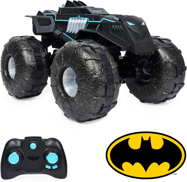 DC Batman All-Terrain Batmobile, ferngesteuertes Amphibienfahrzeug für Land und Wasser mit Platz für