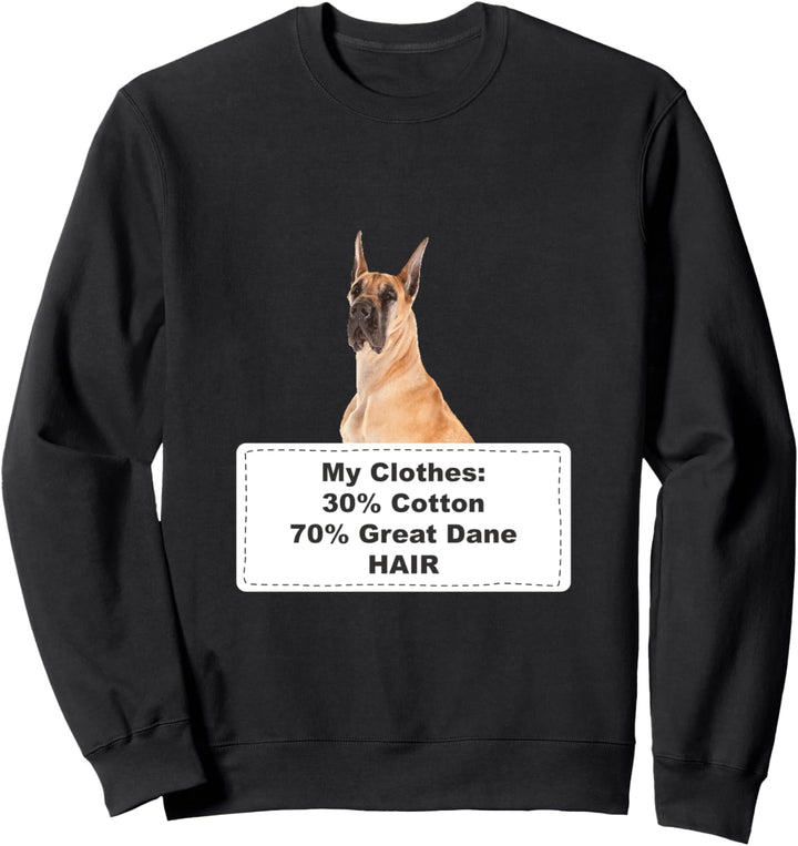 Funny Shedding Dog Great Dane Sweatshirt