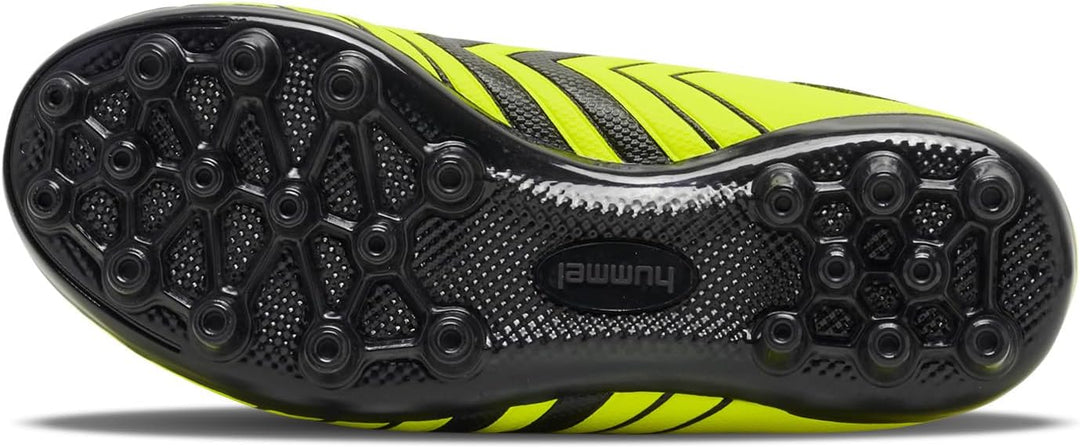 hummel Unisex Kinder Hattrick M.g. Jr Football Shoe 28 EU Safety Yellow, 28 EU Safety Yellow