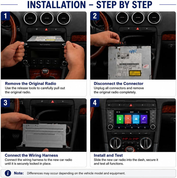 Spezialanschluss-Linux-Autoradio für Audi A3 8P / S3 / RS3 / Sportback | Kabelloses CarPlay/Android