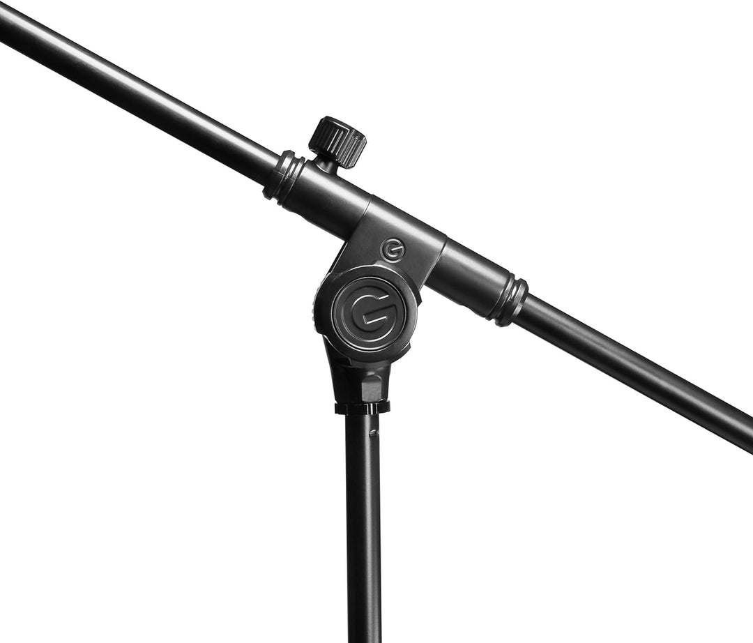 Gravity TMS 4321 B - Touring Mikrofonstativ mit Standard Galgen, Grosse, griffige Spannmuffe zur Höh