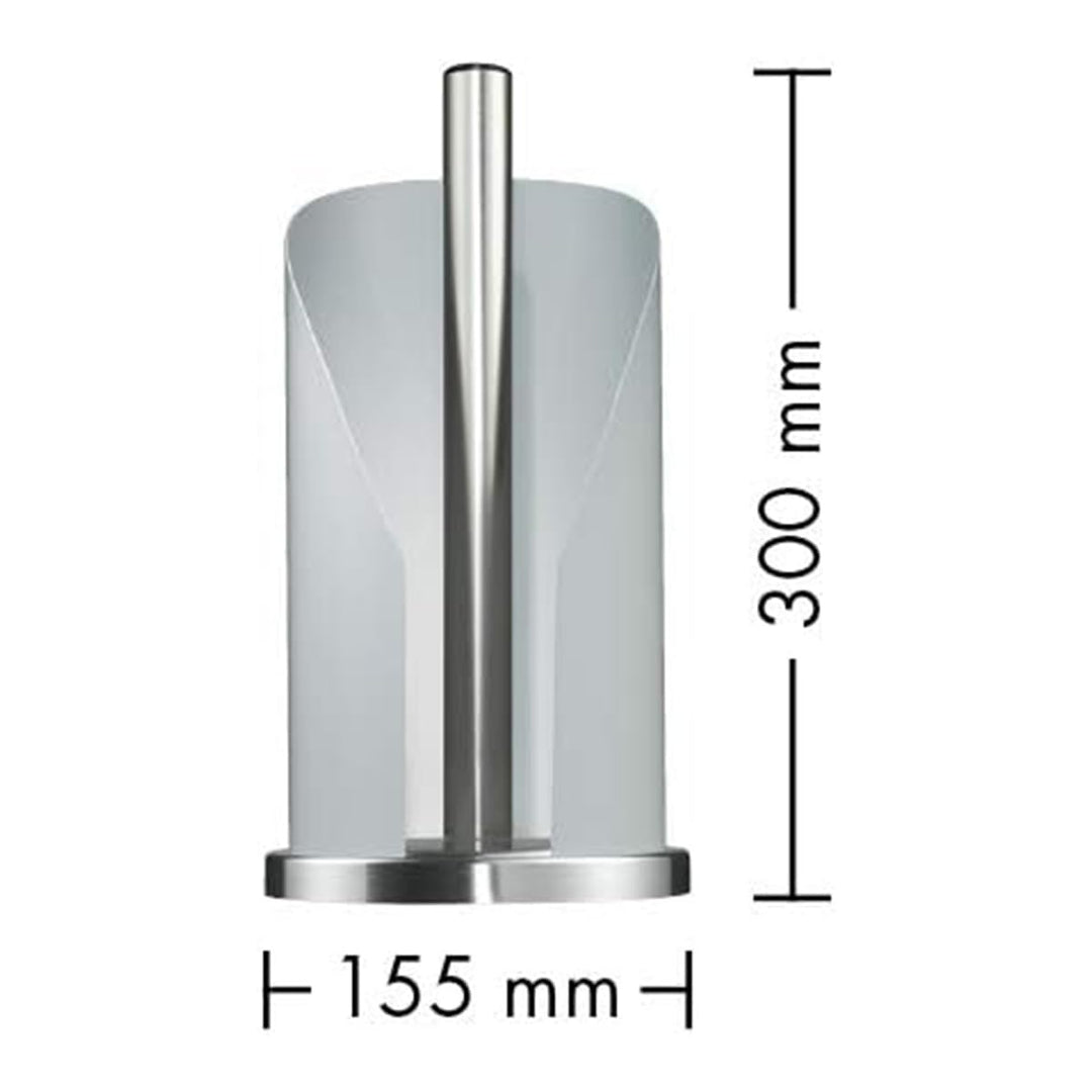 Wesco Papierrollenhalter in der Farbe sand matt aus Edelstahl und farbig lackiertem Stahlblech, stan