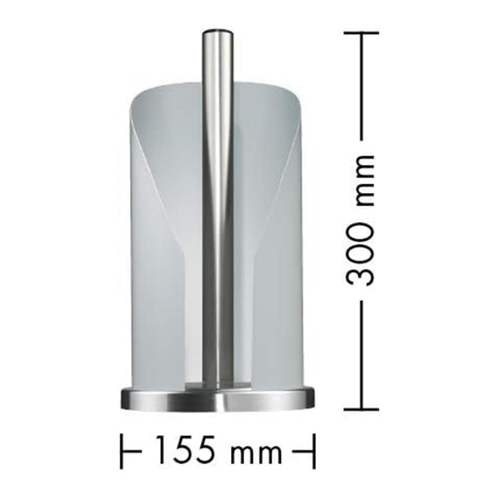 Wesco Papierrollenhalter in der Farbe sand matt aus Edelstahl und farbig lackiertem Stahlblech, stan