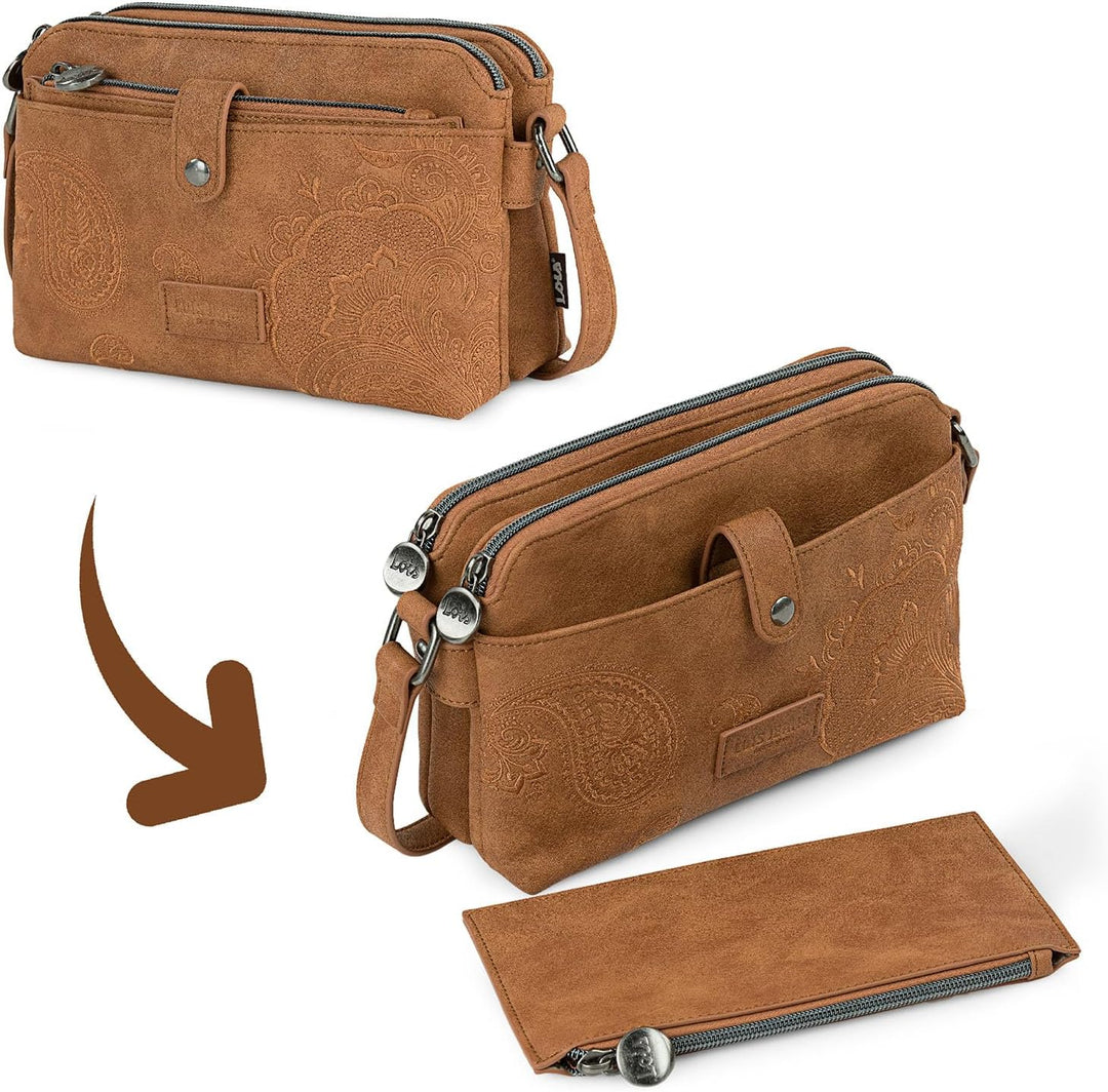 Lois - Handtasche Damen Umhängetasche Damen Klein & Stilvoll Handtasche Damen Umhängetasche Crossbod