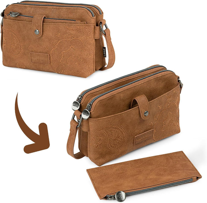 Lois - Handtasche Damen Umhängetasche Damen Klein & Stilvoll Handtasche Damen Umhängetasche Crossbod