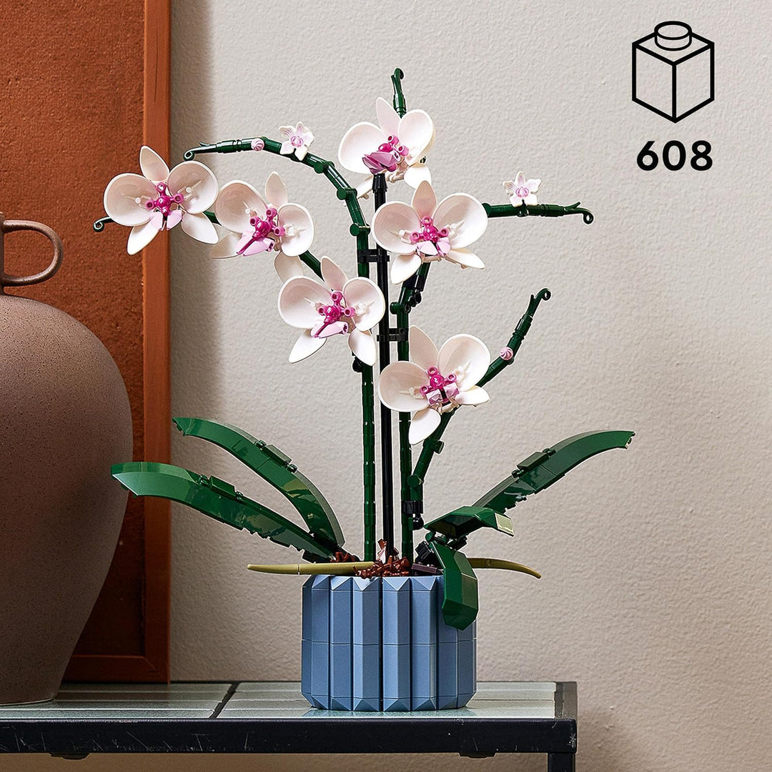 LEGO Icons Eisvogel Modellbausatz für Erwachsene, Vogel-Modell & Icons Orchidee, Künstliche Pflanzen