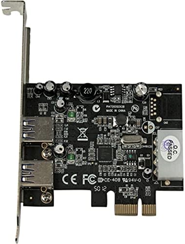 StarTech.com 2 Port USB 3.0 PCI Express Schnittstellenkarte mit UASP und 4 Pin LP4 Molex - 2-fach Su