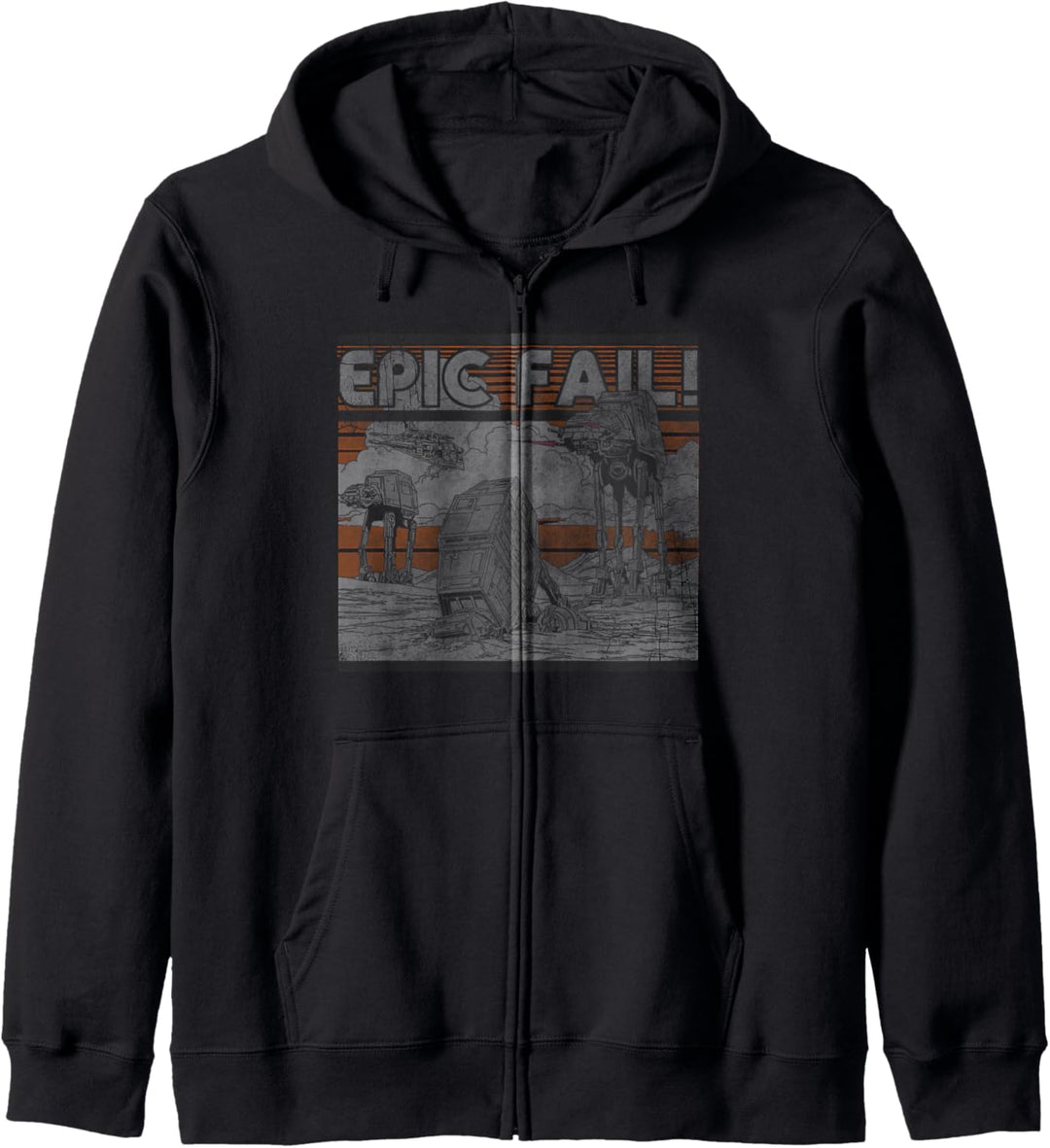Star Wars AT-AT Walker Epic Fail Meme Kapuzenjacke