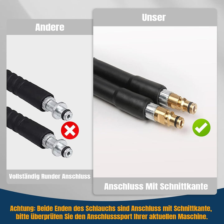 OHAYORI 6M Hochdruckschlauch Ersatzschlauch für Kärcher K-Serie K2/K3/K4/K5/K6/K7, 180Bar Verlängeru