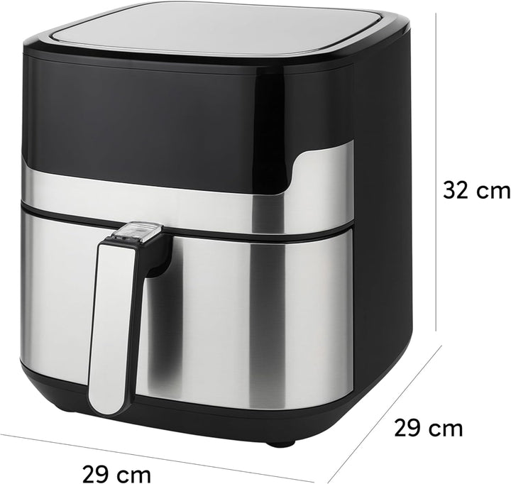 Retoo Heissluftfritteuse 6,5L - Airfryer mit Antihaftbeschichtung, 10-in-1-Funktionen, Touchscreen,