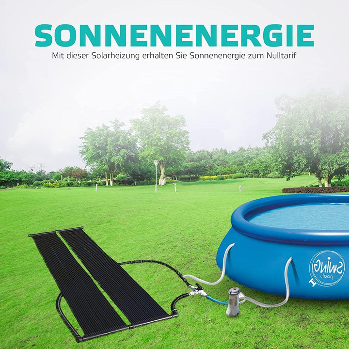well2wellness® Pool Solarheizung Poolheizung Solarmatte 480 x 76 cm (2802CBX)