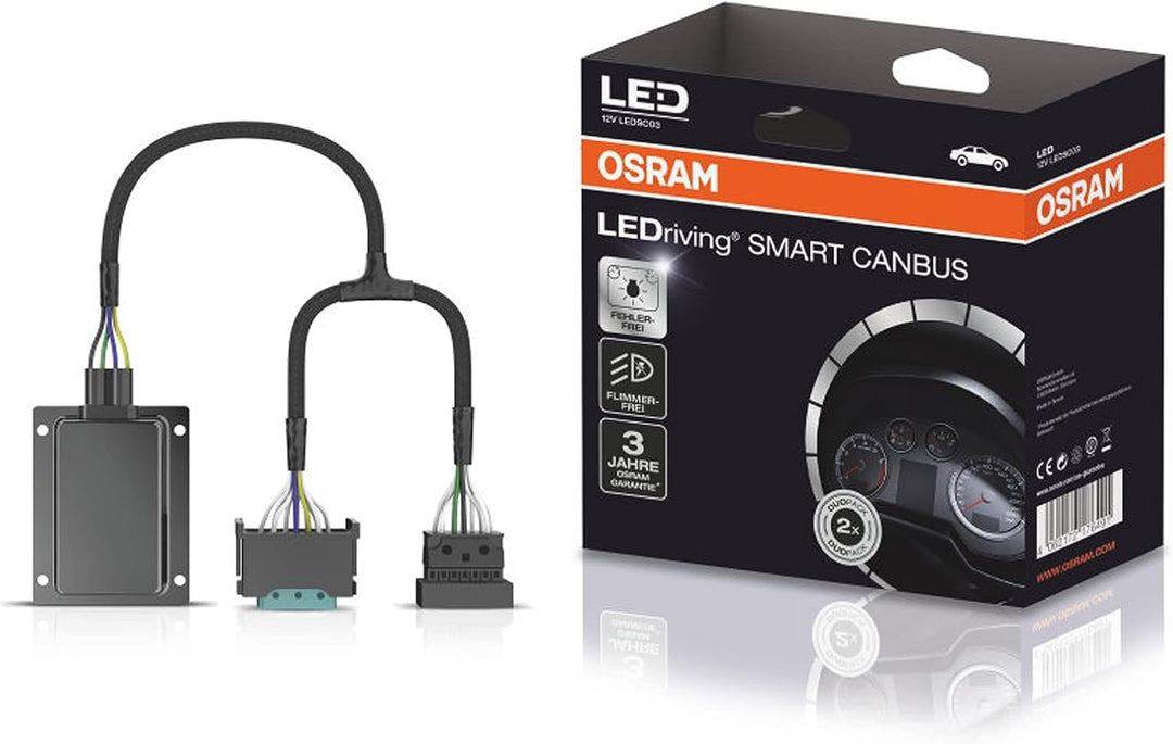 OSRAM LEDriving SMART CANBUS, LEDSC01, umgeht das Lampenausfallerkennungssystem Retrofit Lampen wie