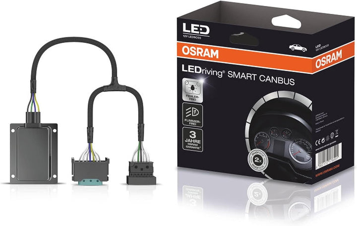 OSRAM LEDriving SMART CANBUS, LEDSC01, umgeht das Lampenausfallerkennungssystem Retrofit Lampen wie
