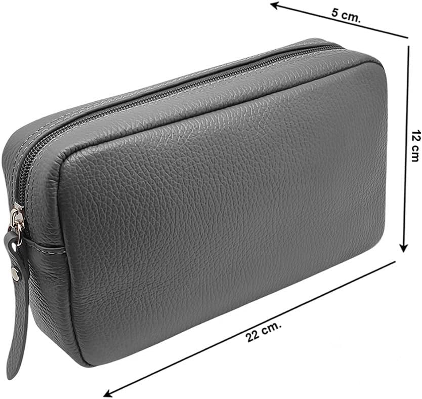 FAST WORLD SHOPPING ® Handtasche Echtes Leder Herren Tasche mit abnehmbarem Griff Handtasche Made In