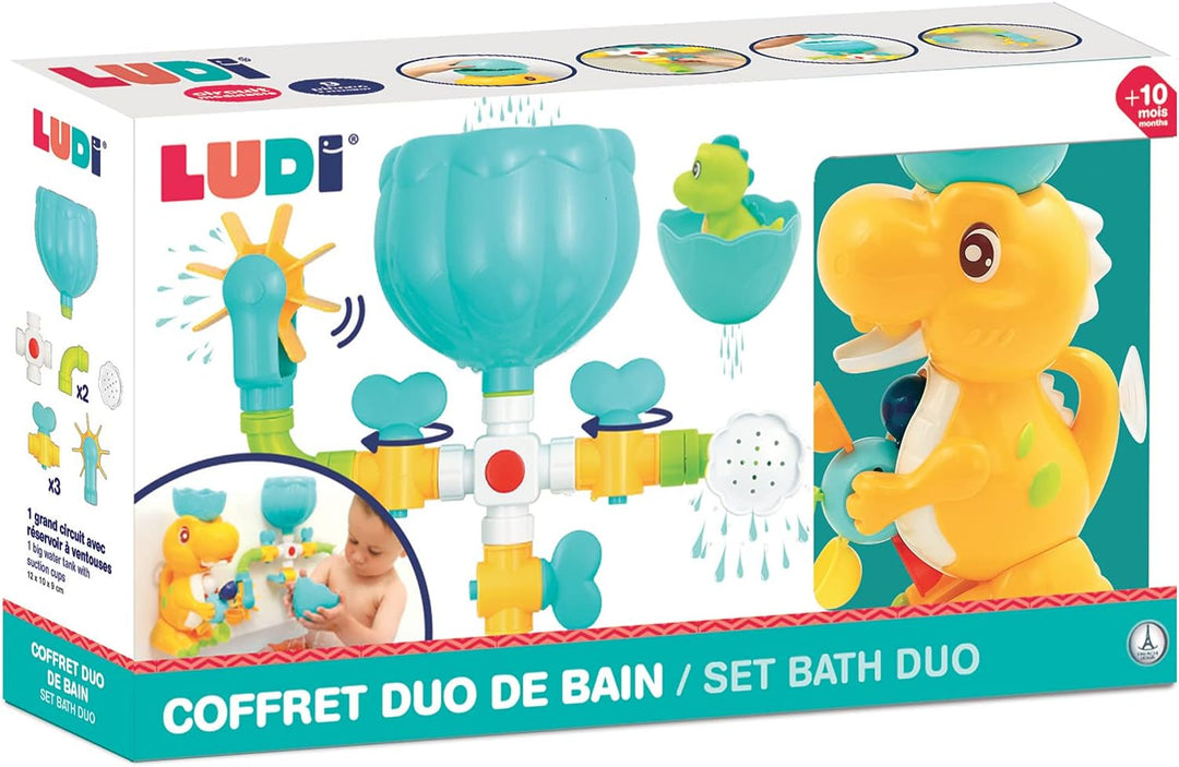 LUDI 40071 Dino Badset badespielzeug, bunt