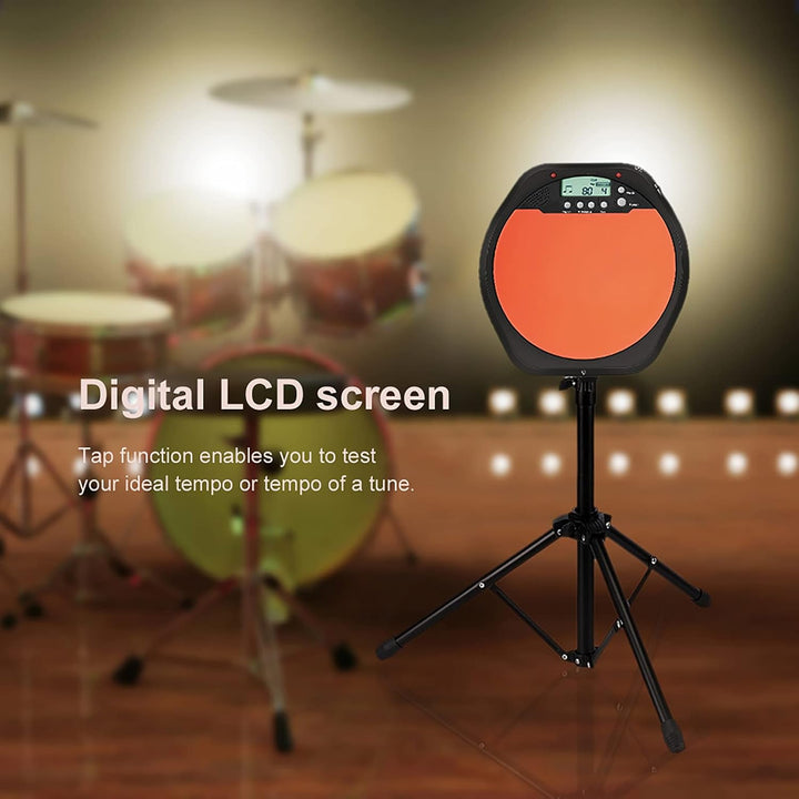 Digital Electronic Drummer Training Übungs-Drum-Pad-Metronom mit Kopfhörer-Musikinstrumentenzubehör