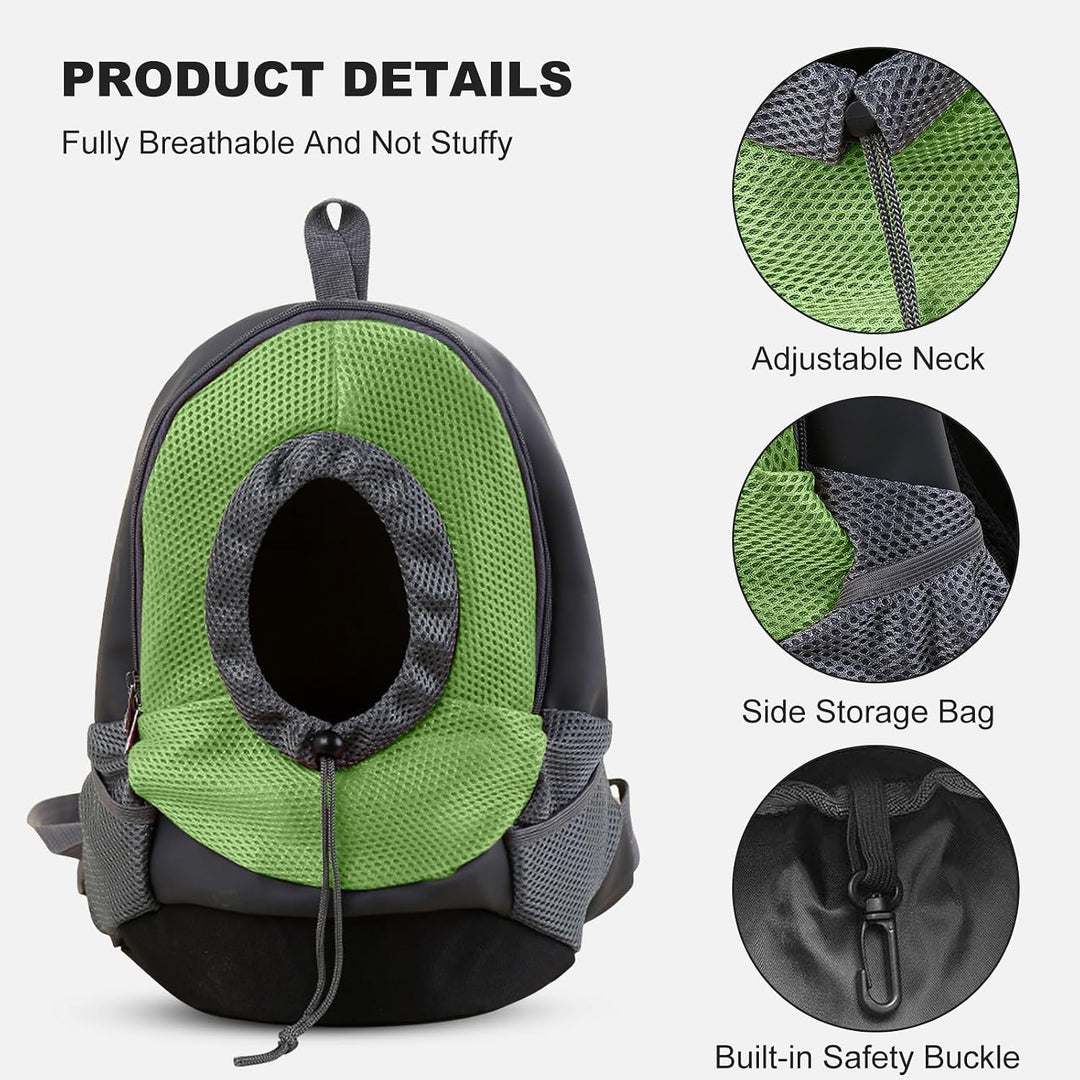 PETCUTE Hunderucksack für kleine Hunde - Hochwertiger Stoff, bequem &amp; sicher, perfekt für Reisen, Wa
