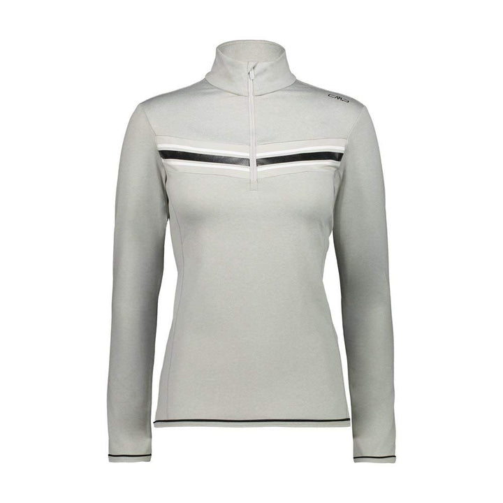 CMP Damen Pile Da Sci Elasticizzato Long Sleeve Shirt 54 Kreide Mel., 54 Kreide Mel.