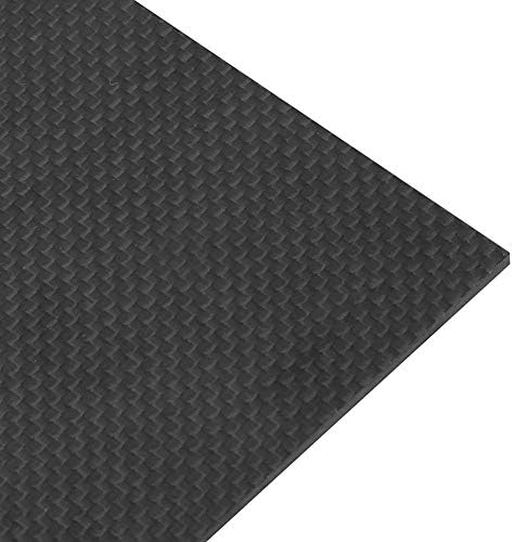 Platte aus Carbonfaser, Plattenmaterial aus Carbonfaser, hohe Härte, mit glänzender Oberfläche (200