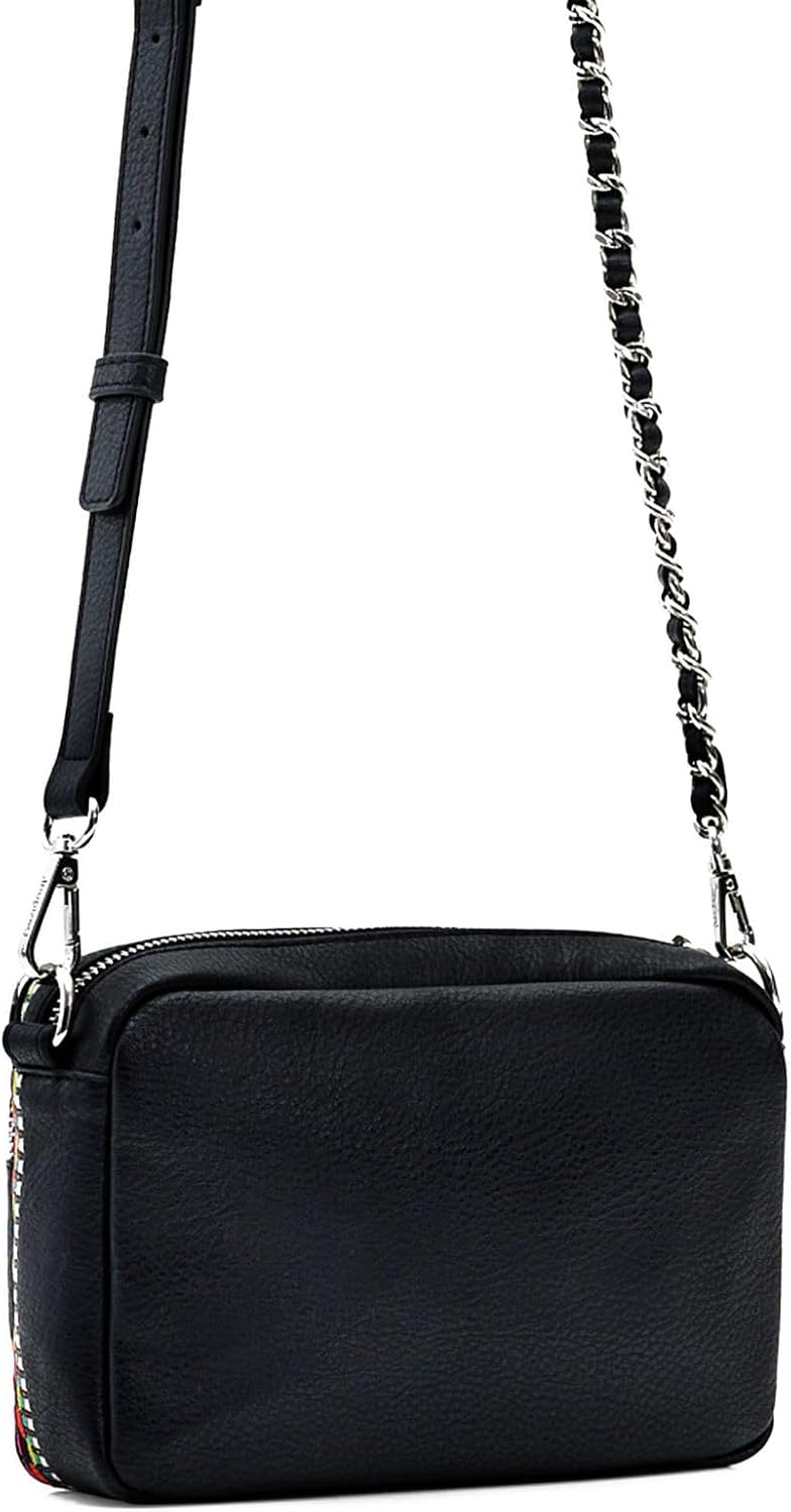 Desigual Damen Bag_Raven_Cambridge Mini 1001 RAW Schwarz, Schwarz