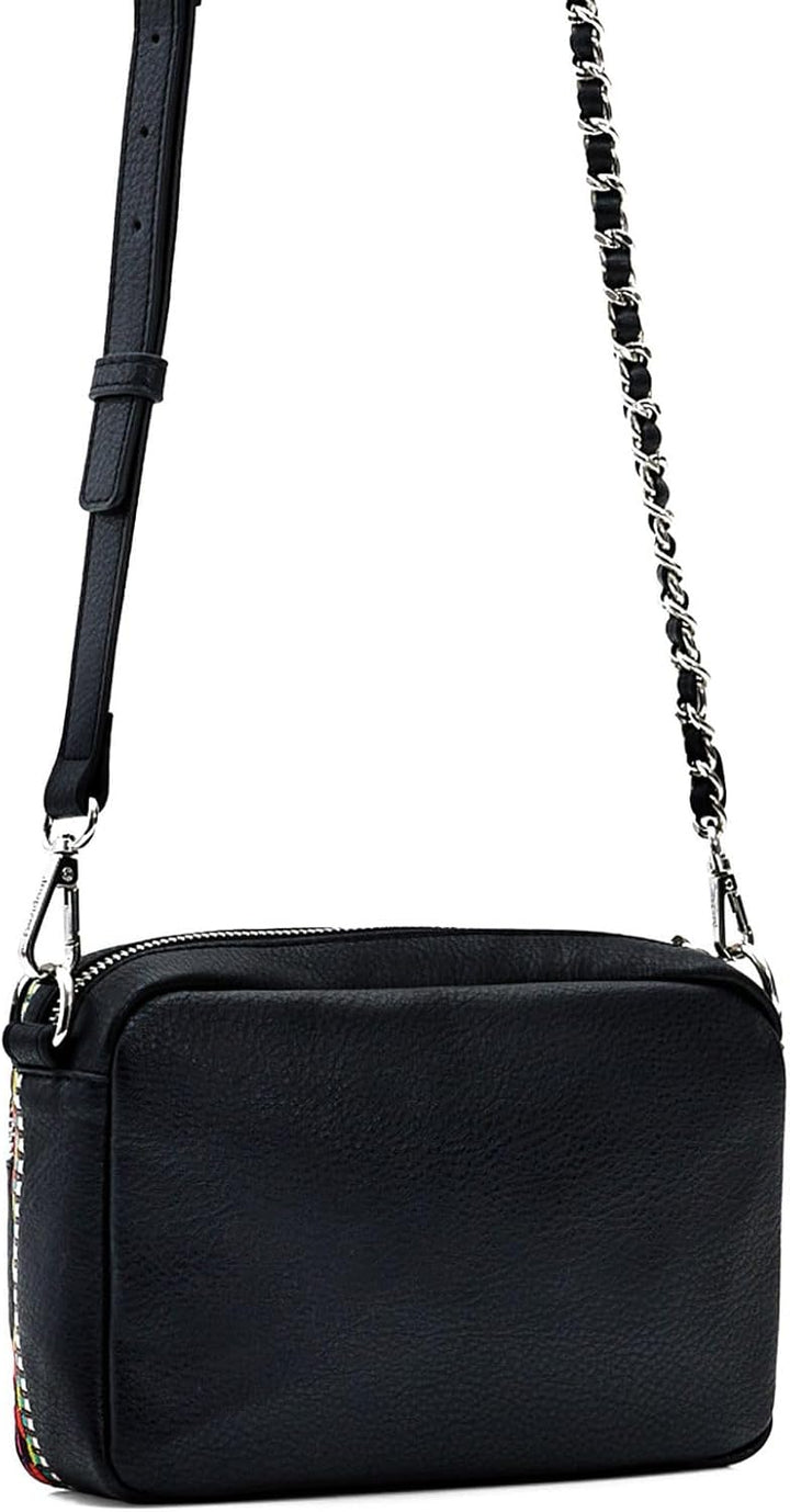Desigual Damen Bag_Raven_Cambridge Mini 1001 RAW Schwarz, Schwarz