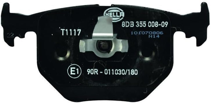 HELLA PAGID 8DB 355 008-091 Bremsbelagsatz - T1117 - Dicke/Stärke: 17.2mm - Bremssystem: Teves - für