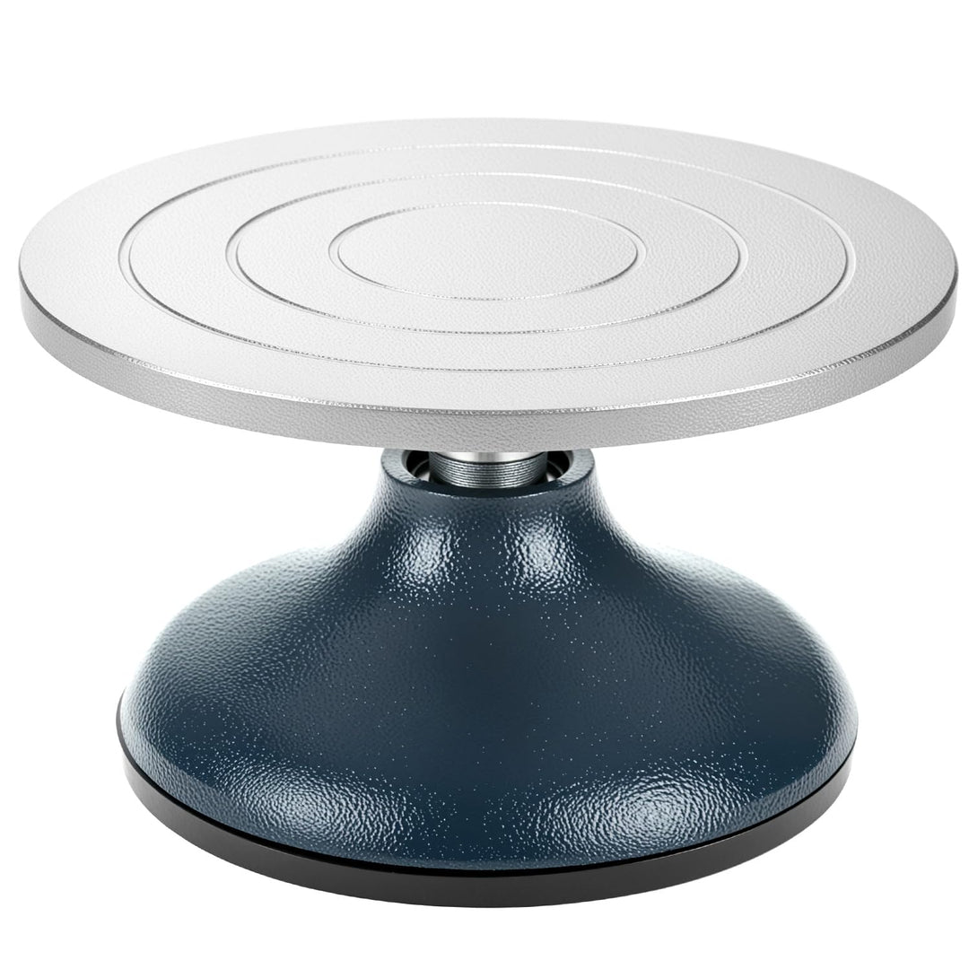 QWORK® Drehscheibe Töpfern, Töpferscheibe 18cm mit Stabile Basis, für Keramik und Kunsthandwerk