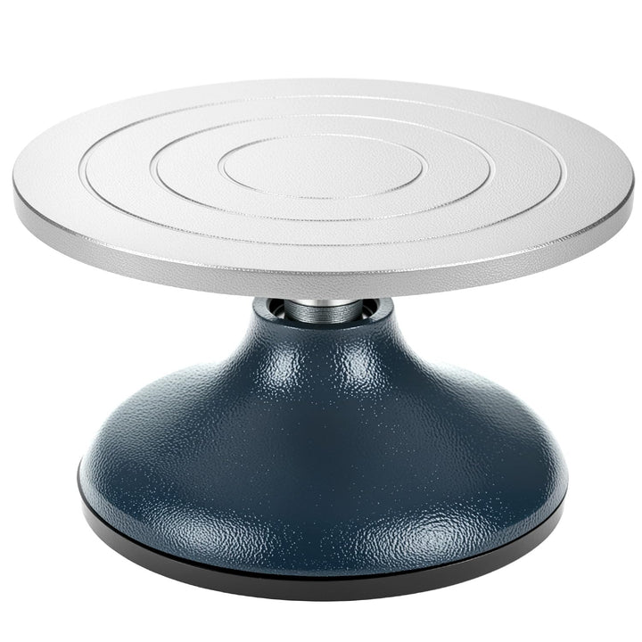 QWORK® Drehscheibe Töpfern, Töpferscheibe 18cm mit Stabile Basis, für Keramik und Kunsthandwerk