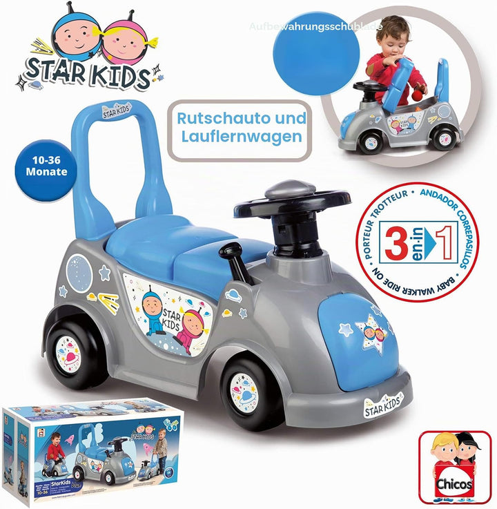 Chicos - Kinder Laufrad ab 1 Jahr | Lauflernrad Spielzeug für 10-36 Monate. Ride-On Starkids (35208)