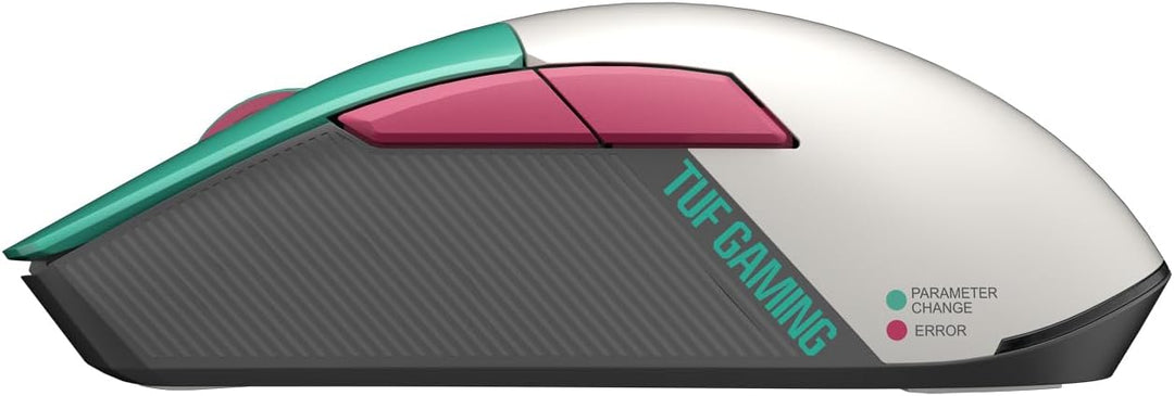ASUS P521 TG MINI WL Mouse Miku Edition Ratón Gaming Inalámbrico + Bluetooth 12000DPI Verde TUF Gami
