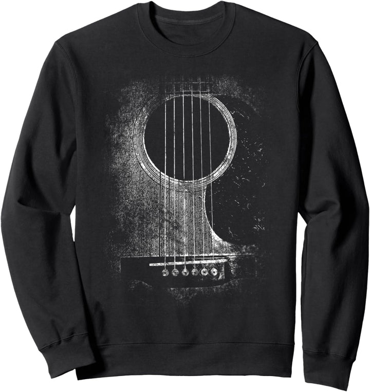 Akustische Gitarre Sechs Saiten Classic Rock & Roll Sweatshirt