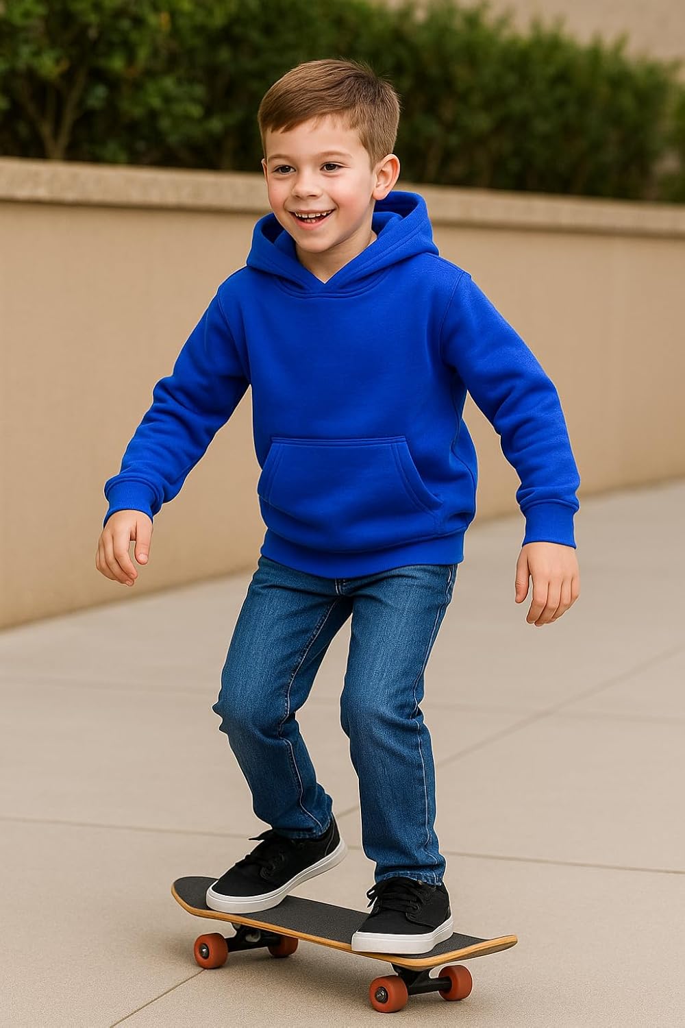 A2Z 4 Kids® Sweatshirt für Kinder, Mädchen, Jungen, Sweatshirt, Tops, Designer-Top, Marineblau, läss