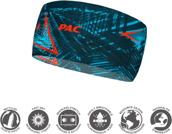 P.A.C. Ocean Upcycling Headbands - aus Meeresplastik hergestellt, umweltfreundliche Herstellung, nac
