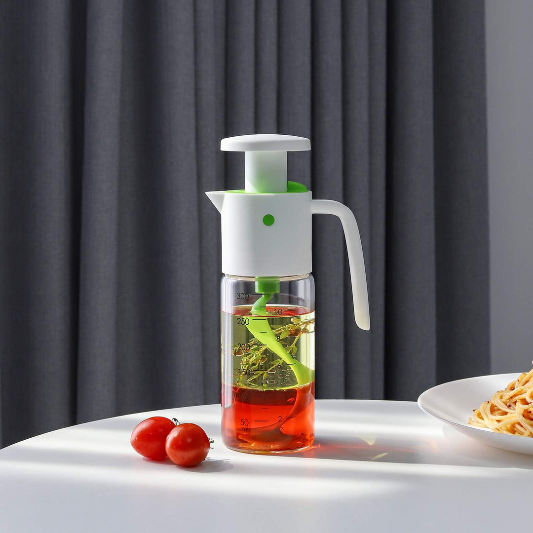 Vucchini Salatdressing-Mischflasche 300ml /10oz Pressbecher für Saftaufbewahrung Ketchup Grün, Grün