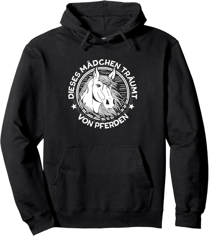 "Dieses Mädchen TRÄUMT von Pferden" Reiter Reiterin Pferd Pullover Hoodie