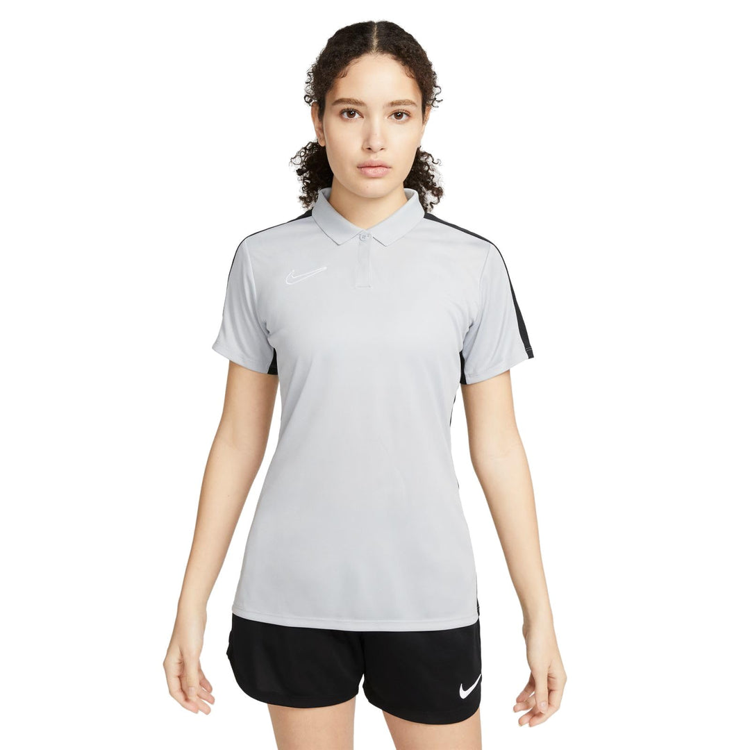 NIKE Damen W Nk Df Acd23 Polo Ss Short-Sleeve Polo XS Wolf Grey/Black/White, XS Wolf Grey/Black/Whit