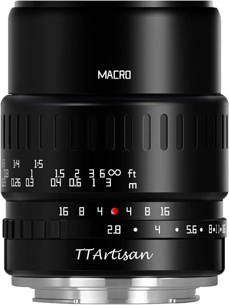 TTArtisan 40mm F2.8 APS-C Macro Lens for Insects Jewelry Portrait Still-Life Compatible with Sony E-