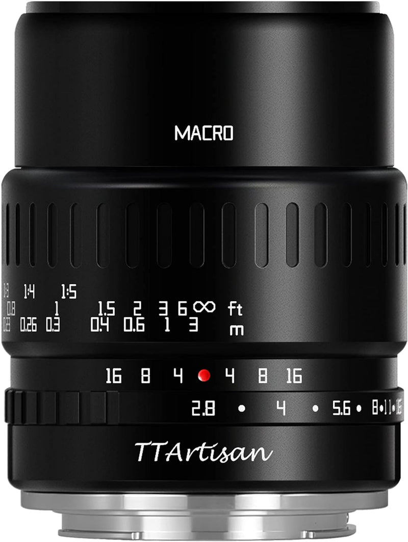 TTArtisan 40mm F2.8 APS-C Macro Lens for Insects Jewelry Portrait Still-Life Compatible with Fuji X-