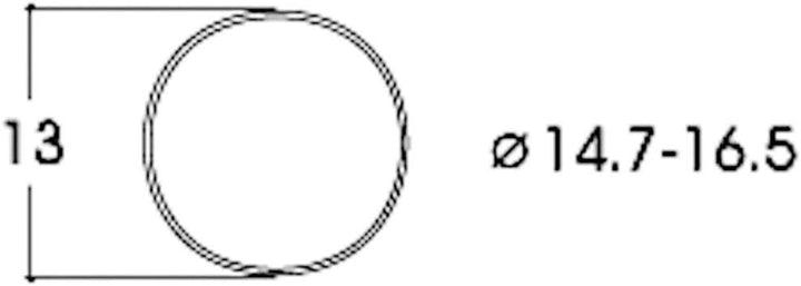 Roco 40071 H0 Haftreifen 10er Set 14.7-16.5 mm