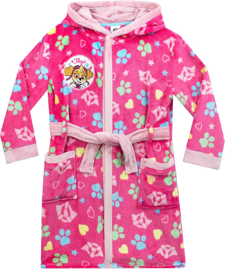 PAW PATROL Bademantel | Skye Bademantel Mädchen | Mädchen Morgenmantel 128 Rosa, 128 Rosa