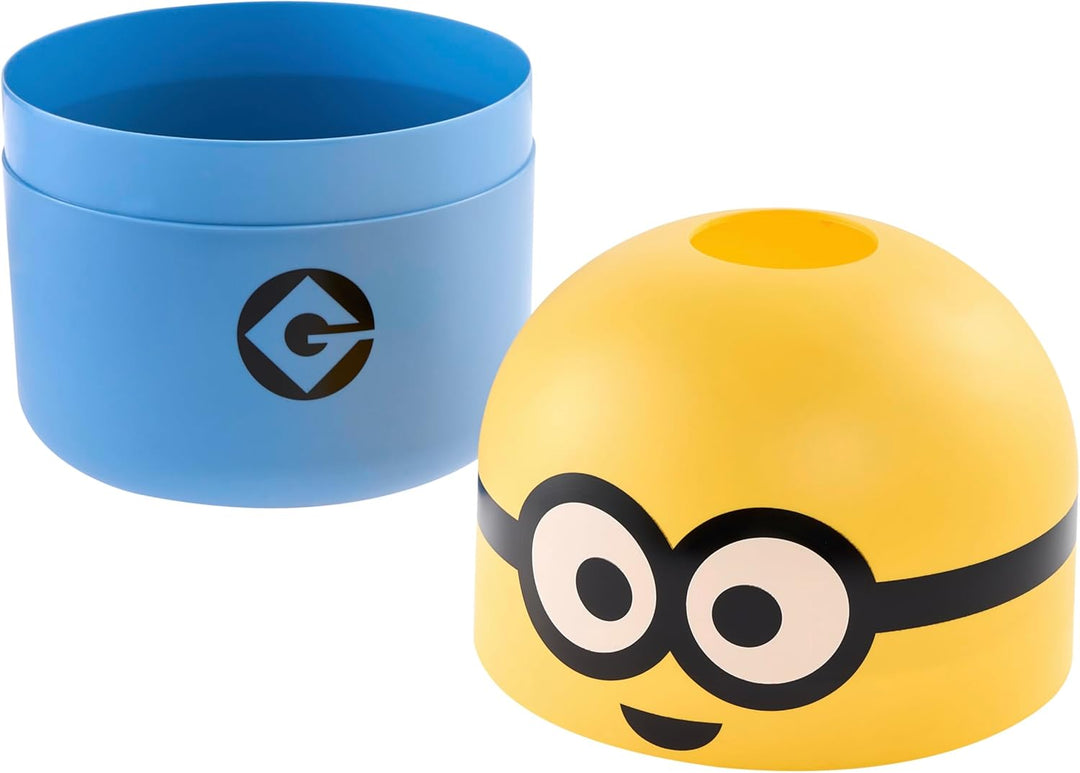 keeeper minions Aufbewahrungsbehälter Bob, 20 x 20 x 25 cm, 6 l, Stapelbar und leicht zu öffnen, Auf