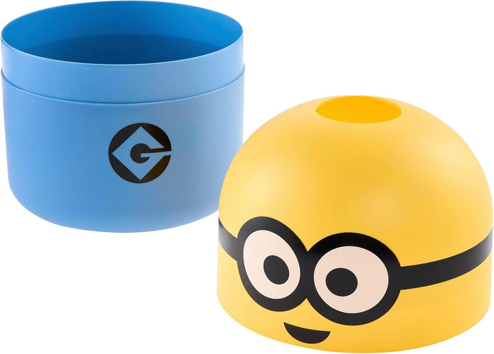 keeeper minions Aufbewahrungsbehälter Bob, 20 x 20 x 25 cm, 6 l, Stapelbar und leicht zu öffnen, Auf