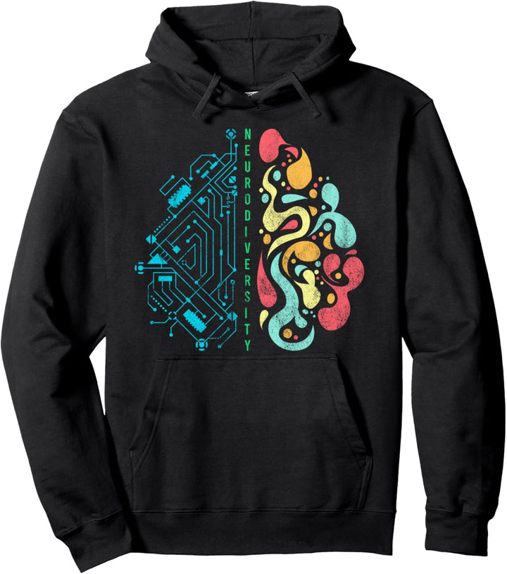 Nutzen Sie das Bewusstsein für Neurodiversität, Gehirn und Autismus Pullover Hoodie