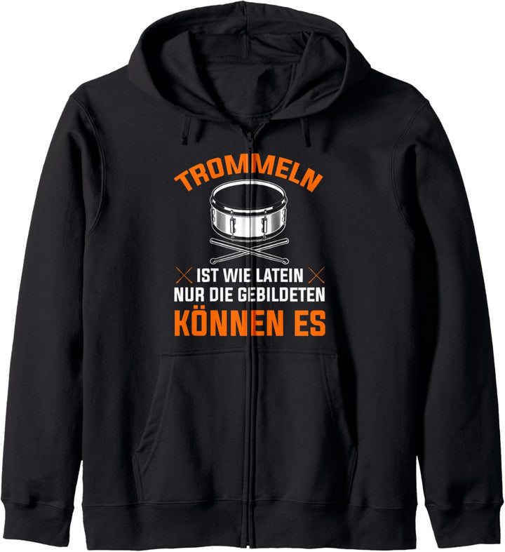Trommel Trommler Drummer Marschtrommel Kapuzenjacke