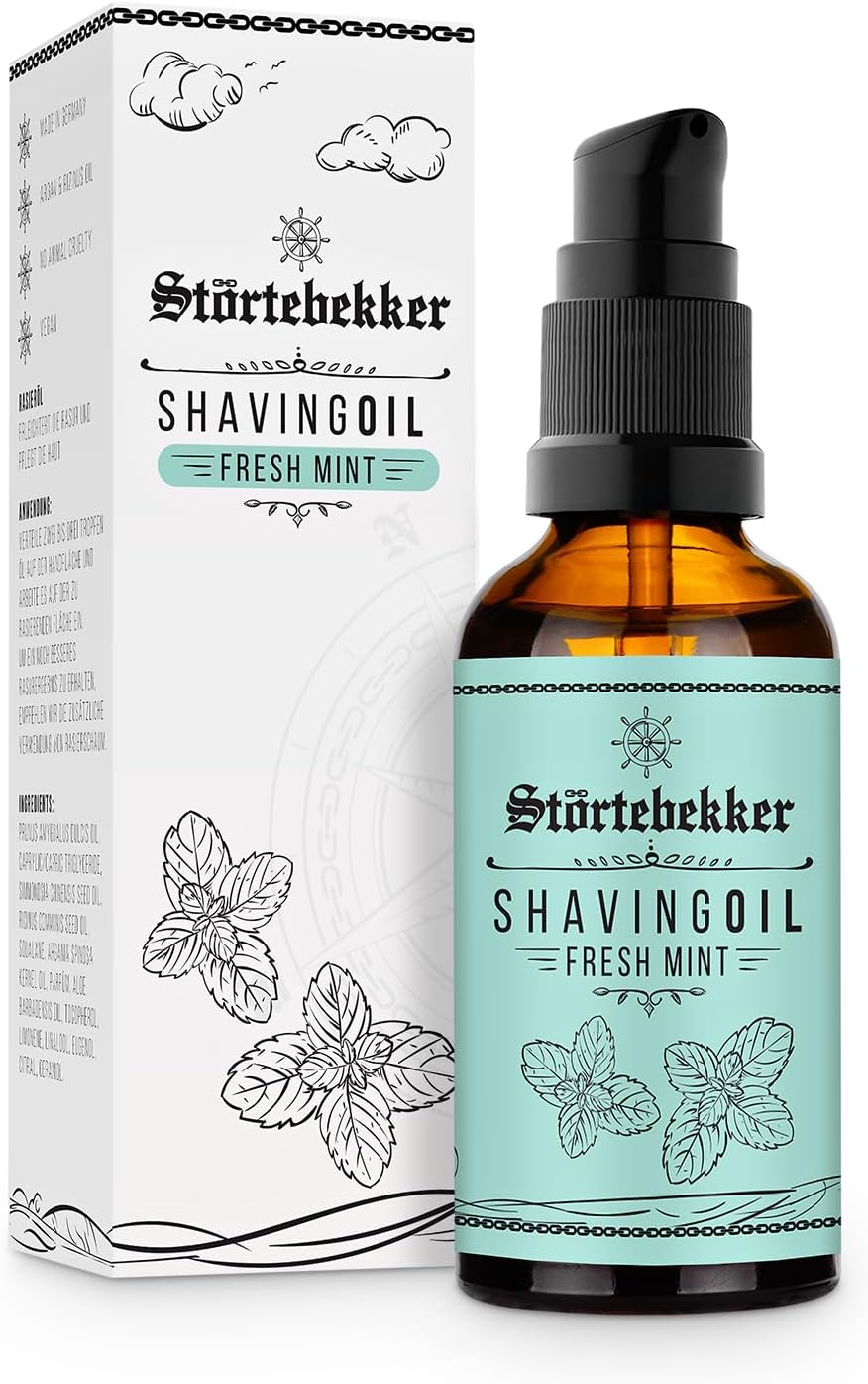 Störtebekker® Konturen Set - Hochwertiges Rasierset für eine perfekte Rasur - inklusive Rasiermesser