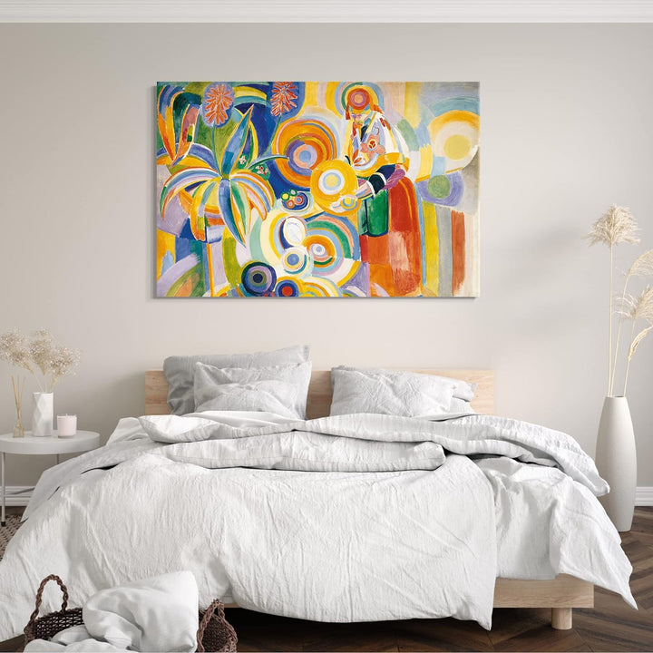 Leinwand (80x60cm): Robert Delaunay - Portugiesische Frau 80x60 cm, 80x60 cm